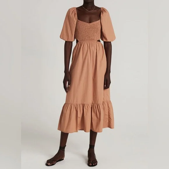 knee length dresses for ladies Mulberry Yael Midi Dress